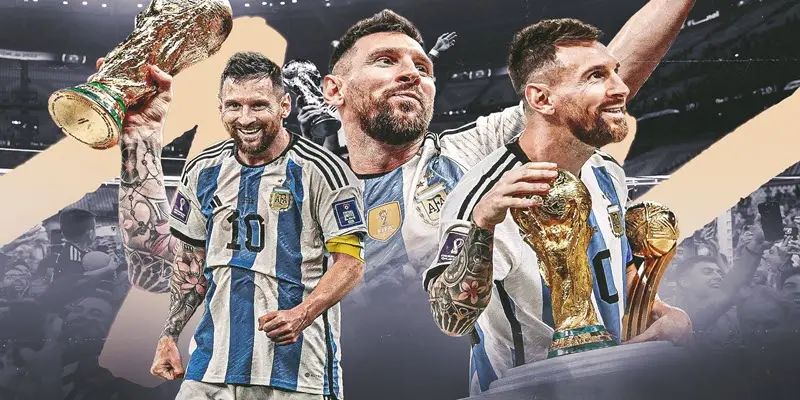 Messi vô địch world cup cùng Argentina