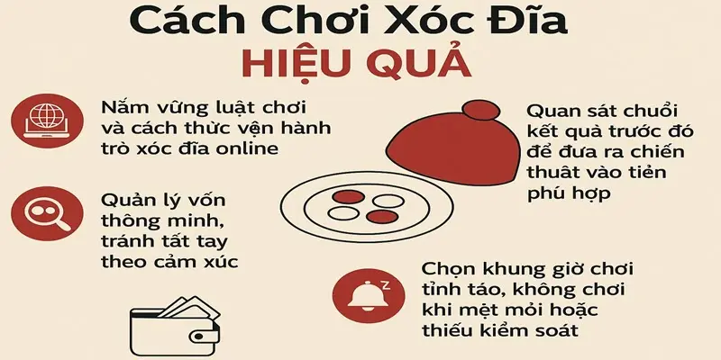 Cách chơi hiệu quả mà không cần tool hack xóc đĩa